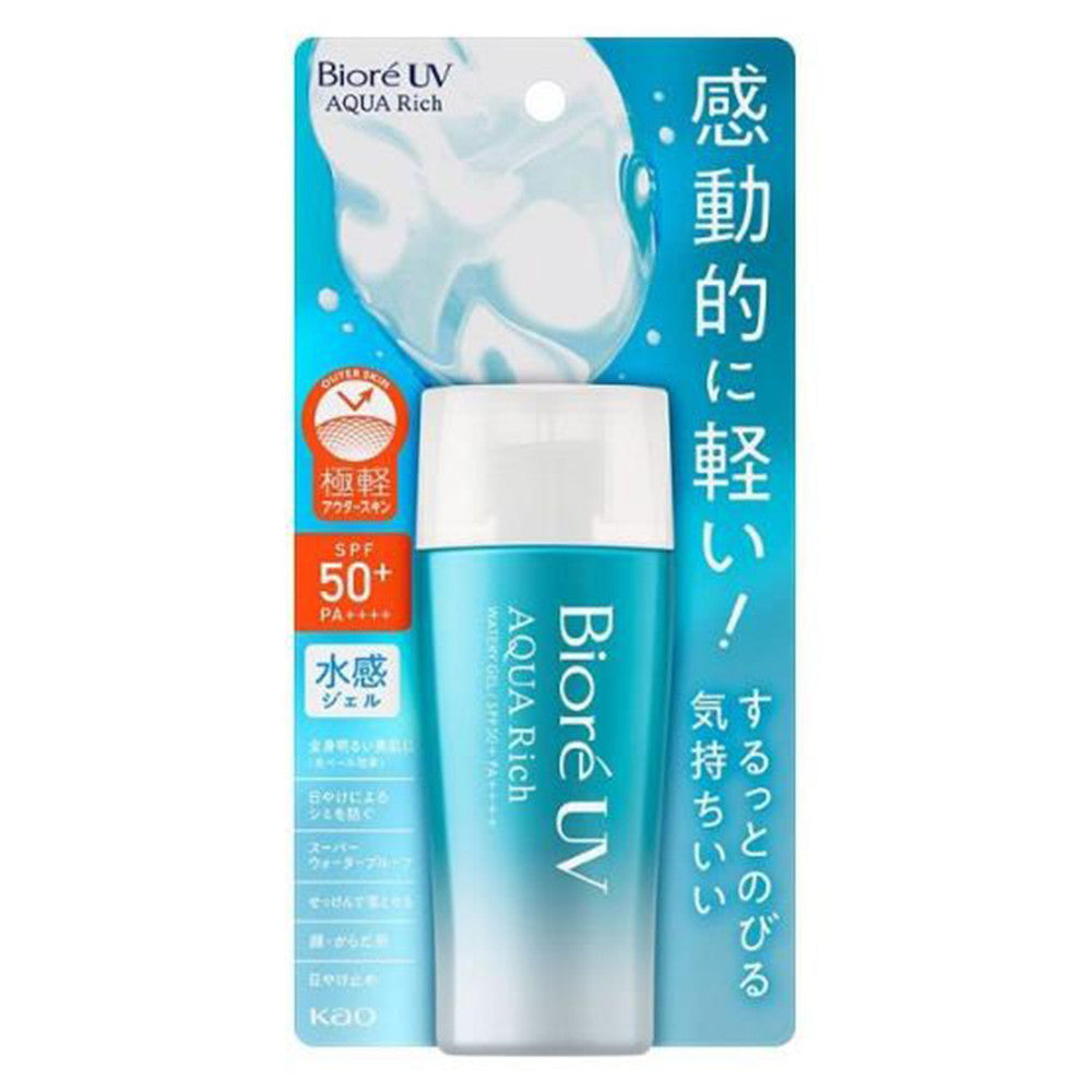 Biore UV Aqua Rich Watery Skin Gel Sunscreen SPF 50+ / PA++++ 90ml
